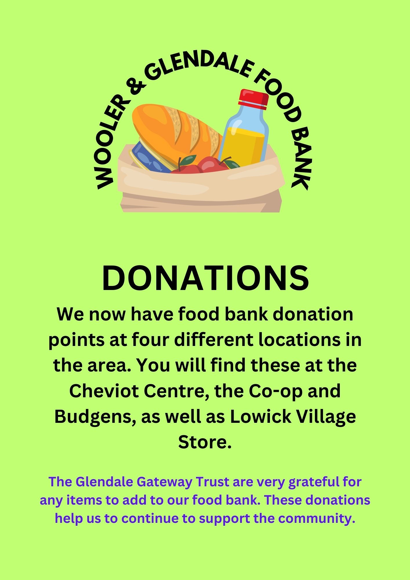 Food Bank Donations